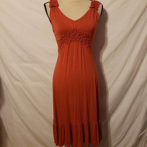 BCBGMaxAzria Sleeveless Dress Coral X-Small XS